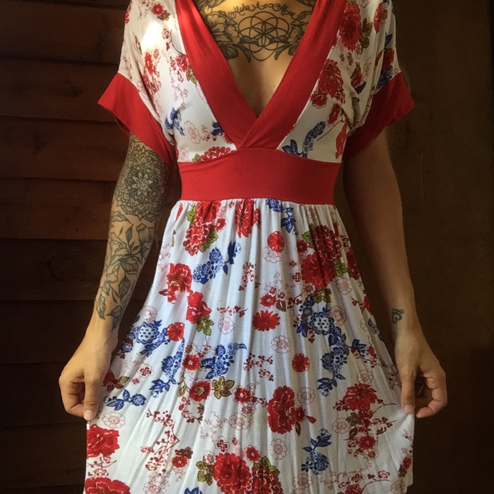 Vintage Floral Dress